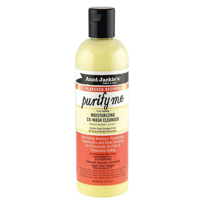 Aunt Jackie's Flaxseed Recipes Purify Me Moisturizing Co-Wash Cleanser 355ml