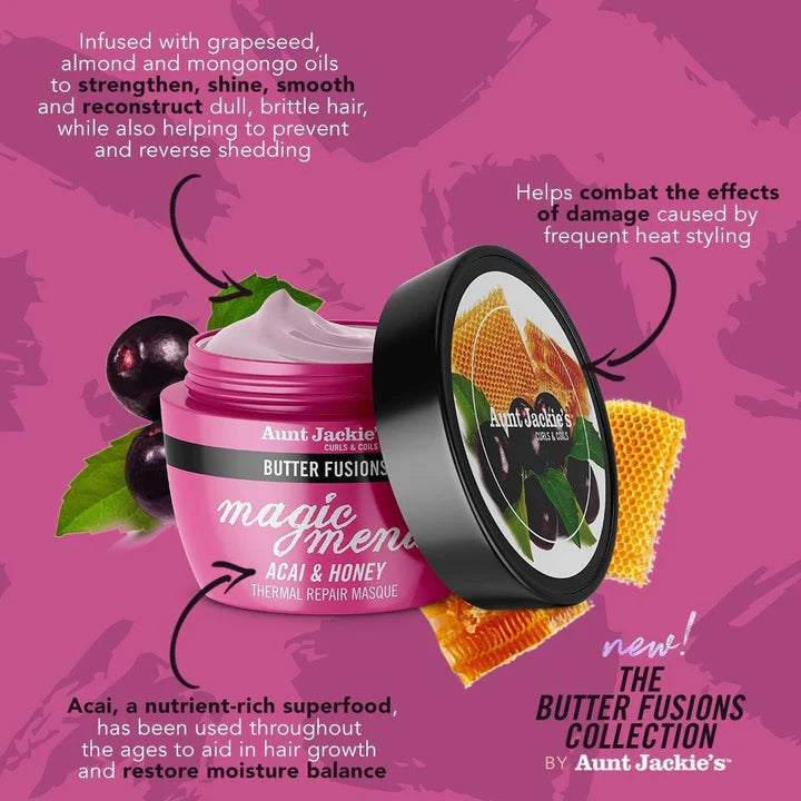 Aunt Jackie's Butter Fusions Magic Mend Thermal Repair Masque (227g)