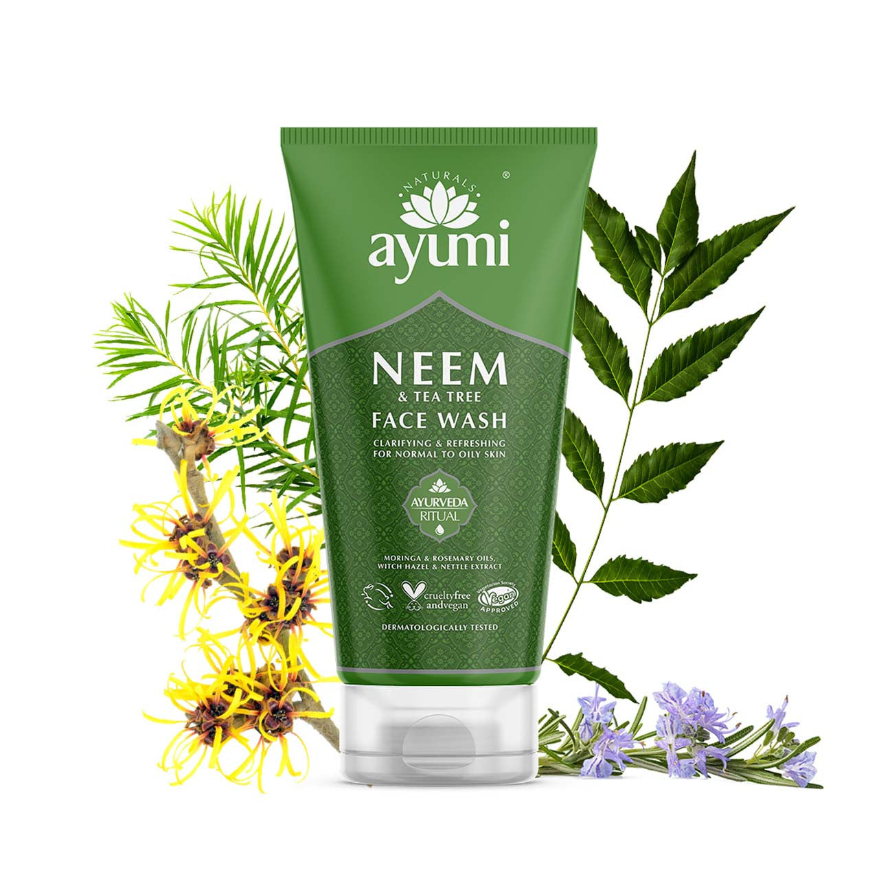 Ayumi Naturals Neem And Tea Tree Face Wash 150ml