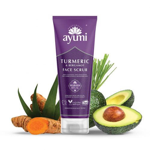 Ayumi Naturals Turmeric And Bergamot Face Scrub 125ml