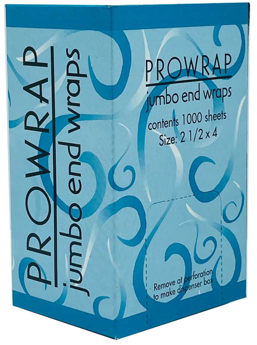 Beauty Collection Pro Wrap Jumbo End Wraps 1000 Sheets