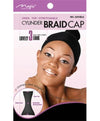 Bee Sales Magic Collection Stretchable Cylinder Braid Cap Black