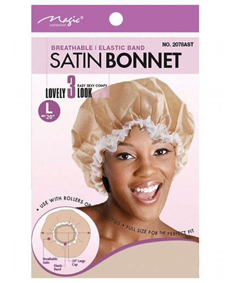 Bee Sales Breathable Satin Bonnet 2078AST