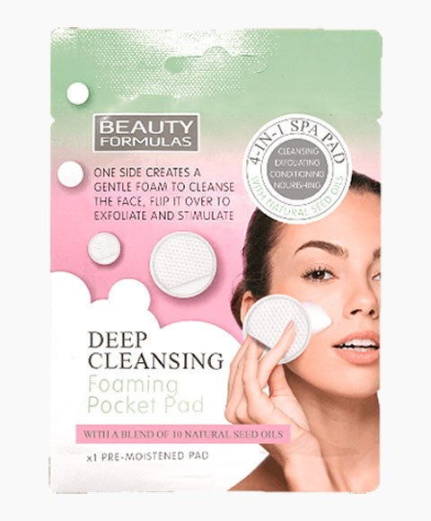 Beauty Formulas  Deep Cleansing Foaming Pocket Pad