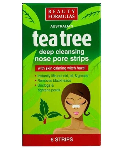 Beauty Formulas Australian Tea Tree Deep Cleansing Nose Pore Strips