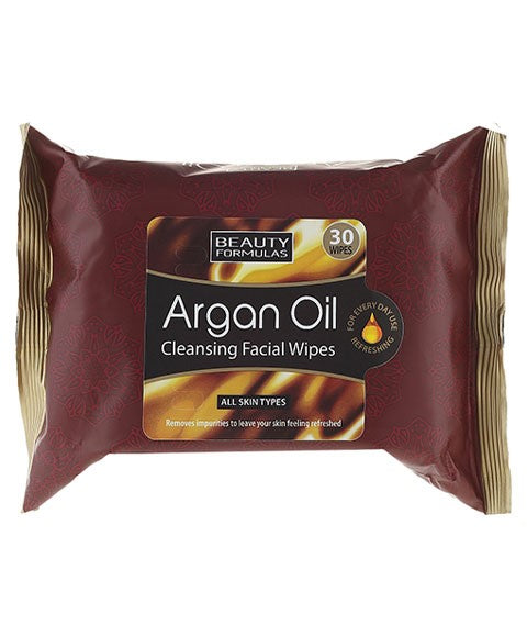 Beauty Formulas  Argan Oil Cleasing Facial Wipes