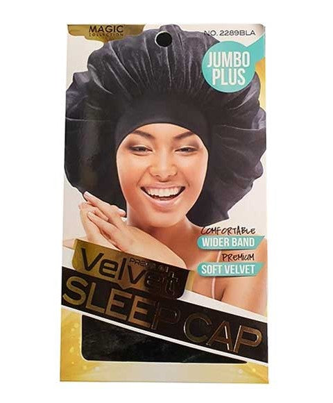 Bee Sales Magic Collection Premium Velvet Sleep Cap 2289BLA