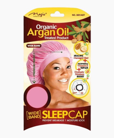 Bee Sales Magic Collection Organic Argan Oil Sleep Cap 3001 Assorted