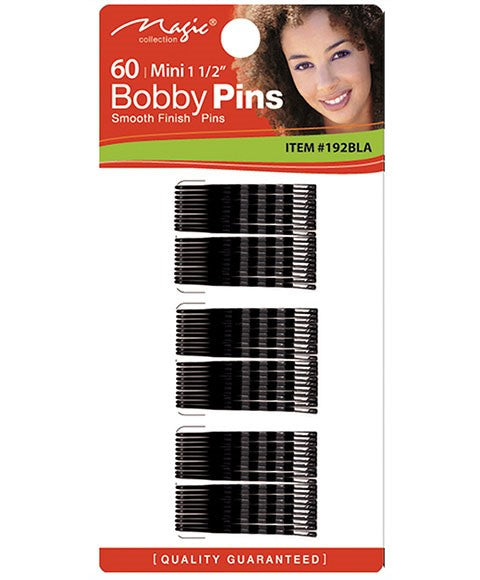 Bee Sales 60 Mini Bobby Pins 192BLA
