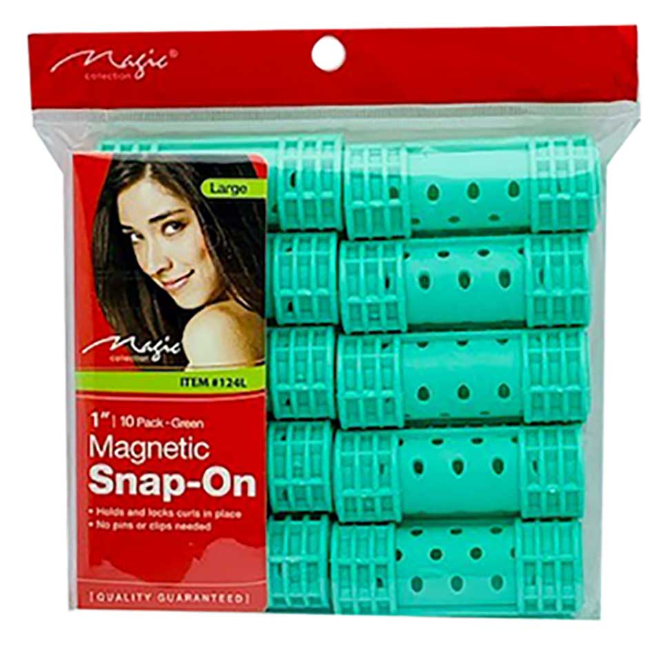 Bee Sales Magnetic Large Snap On Rollers 124L