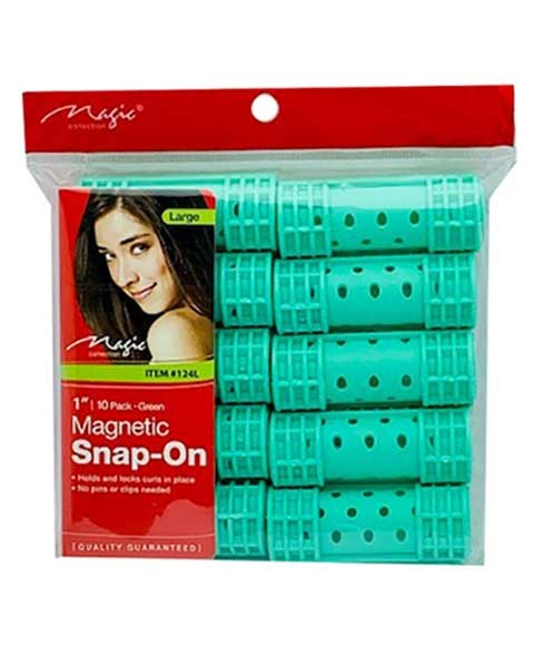 Bee Sales Magnetic Large Snap On Rollers 124L