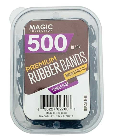 Bee Sales Magic Collection Rubber Bands Black