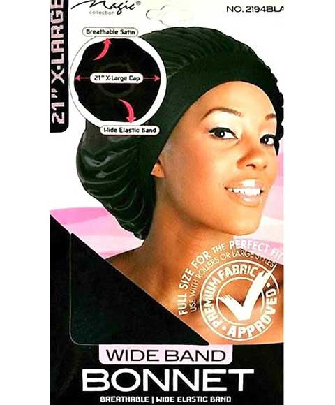 Bee Sales Magic Collection Wide Band Breathable Bonnet 2194BLA