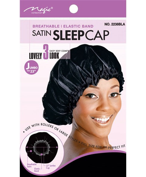 Bee Sales Assorted Extra Large Satin Sleep Cap