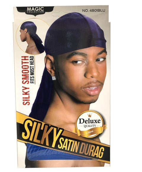 Bee Sales Magic Collection Silky Satin Durag 4801BLU