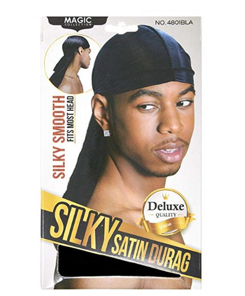 Bee Sales Magic Collection Silky Satin Durag 4801BLA