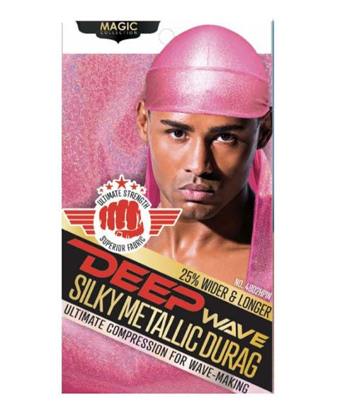 Bee Sales Magic Collection Deep Wave Silky Metallic Durag 4802HPIN