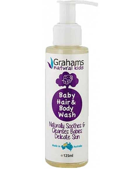 Grahams Natural  Baby Hair And Body Wash