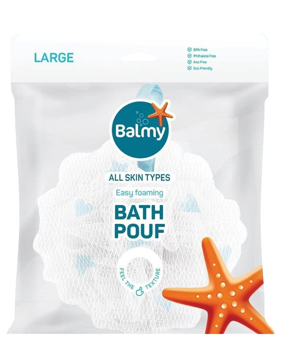 Balmy Naturel Balmy Easy Foaming Bath Pouf Large