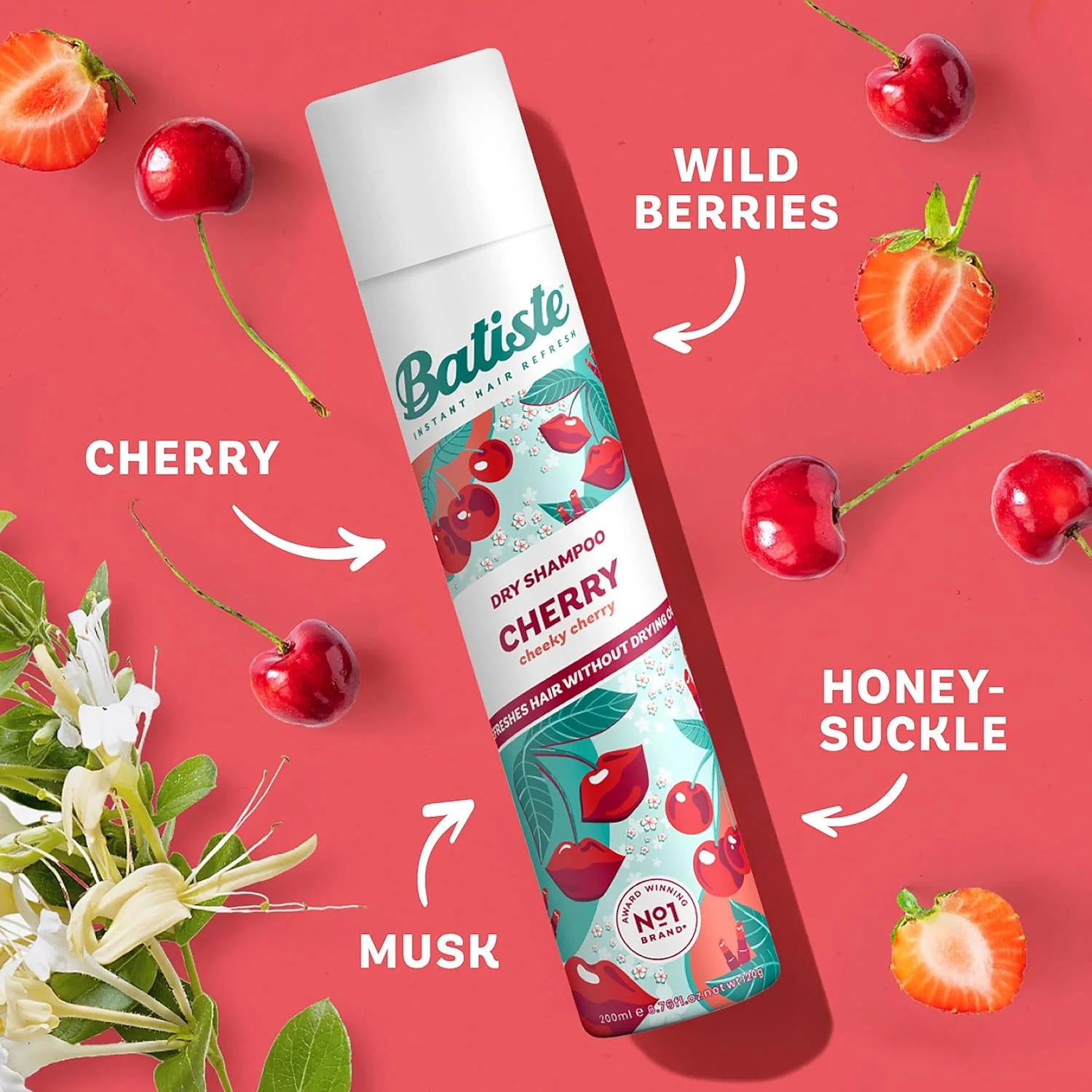 Batiste Dry Shampoo Spray Cherry 200ml