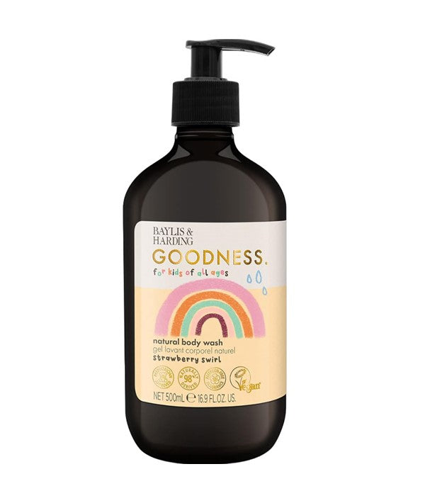 Baylis And Harding Goodness Kids Strawberry Swirl Natural Body Wash