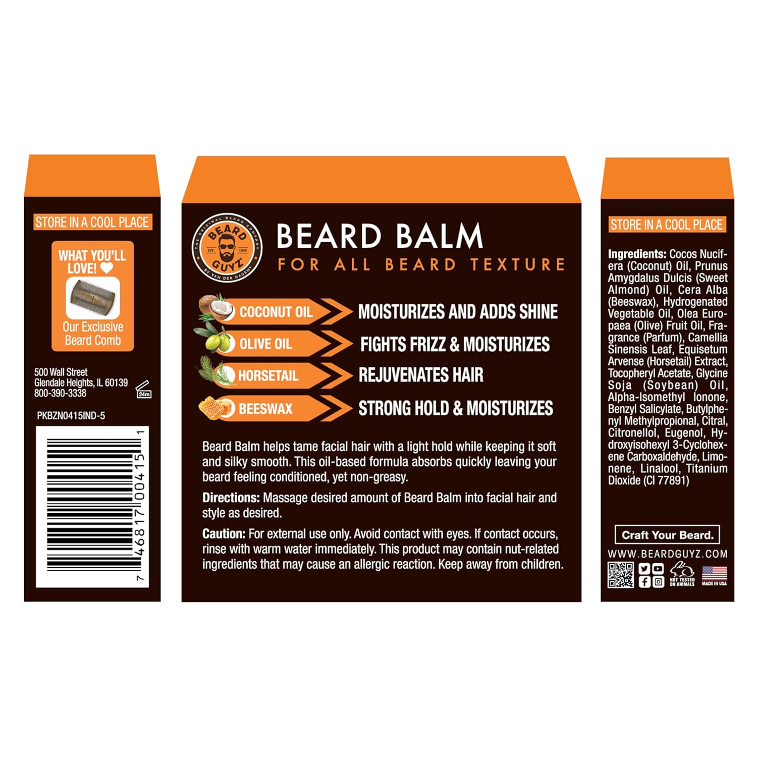 Beard Guyz Beard Balm With Grotein 85g
