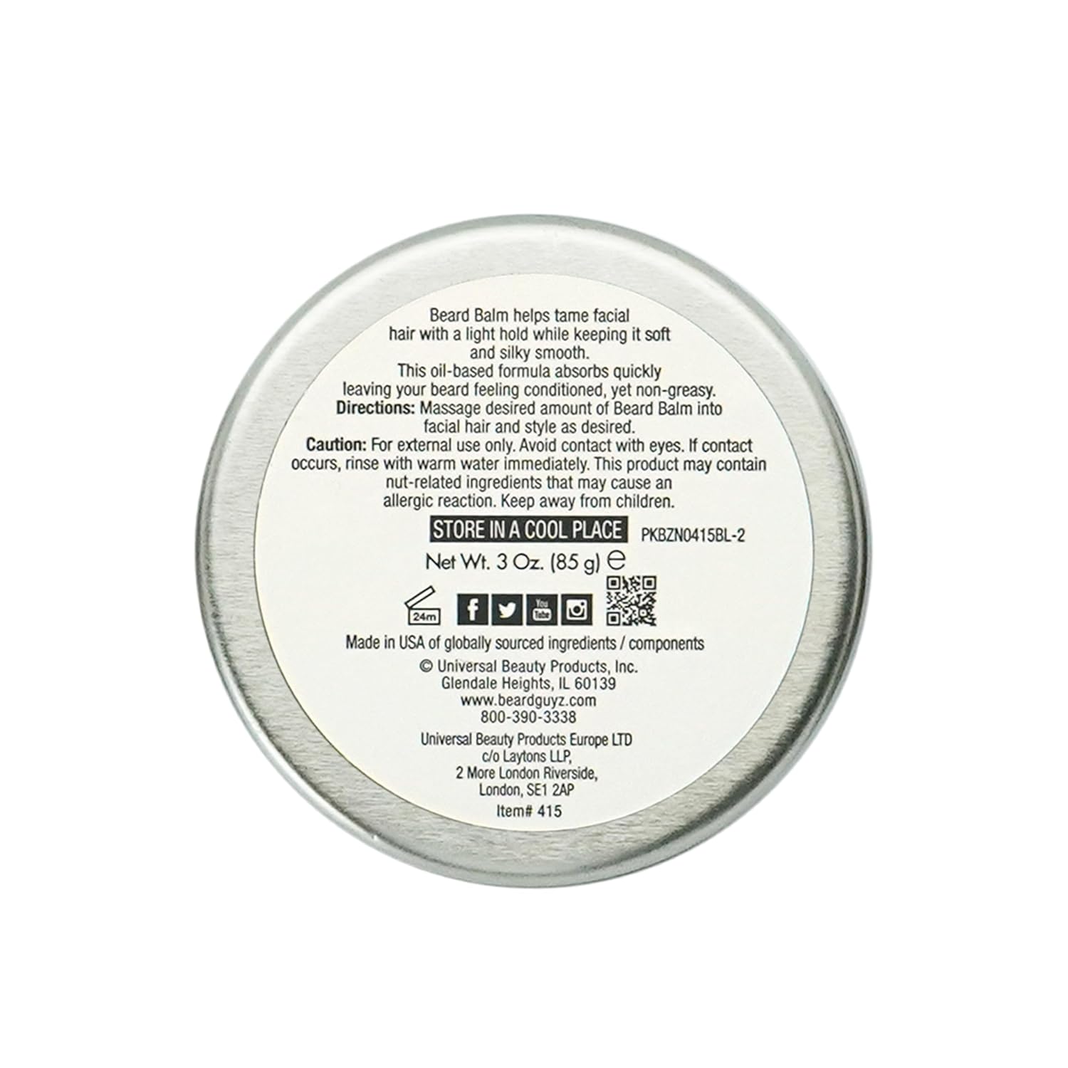 Beard Guyz Beard Balm With Grotein 85g