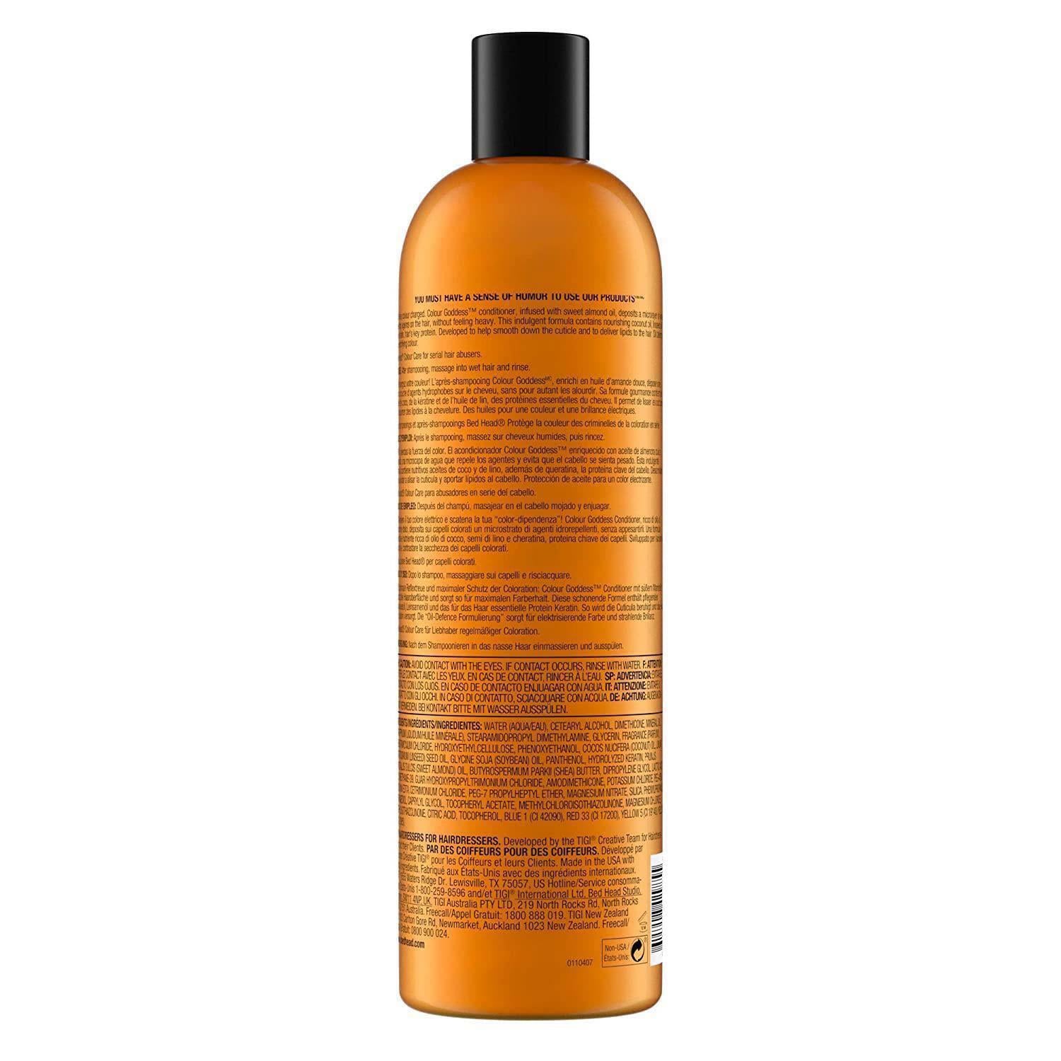 Bed Head by Tigi Colour Goddess Conditioner Oil Infused for Coloured Hair, 750ml