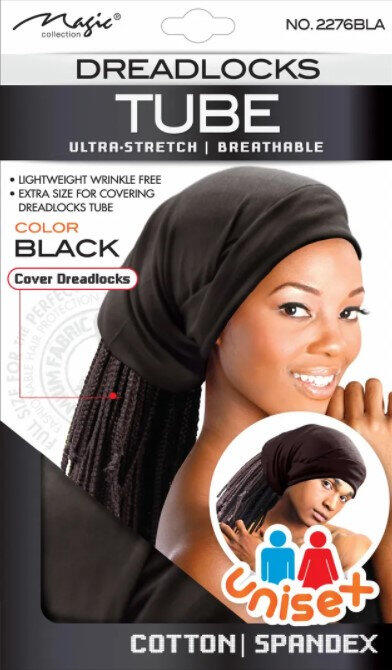 Bee Sales Dreadlocks Breathable Tube Ultra Stretch Black