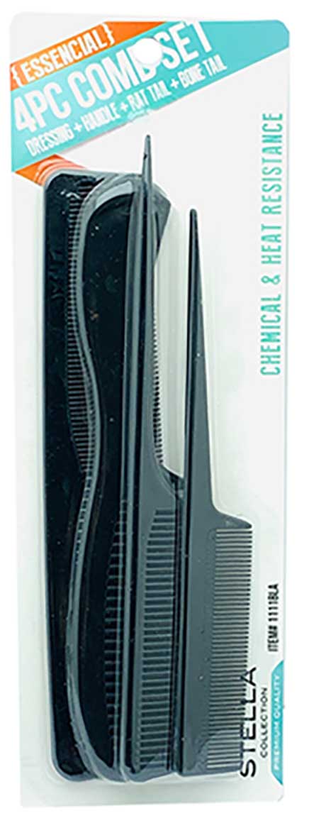 Bee Sales Magic Collection Mixed Comb Set Assorted Color 4Pcs