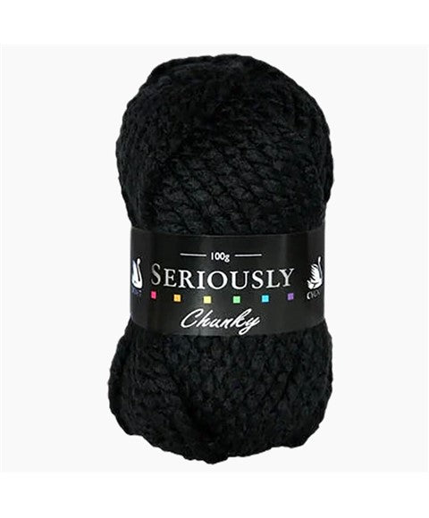 Bellissemo Cygnet Seriously Chunky Black Yarn
