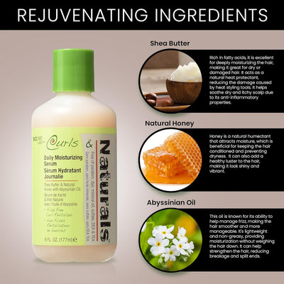 BioCare Curls And Naturals Daily Moisturizing Serum 177ml