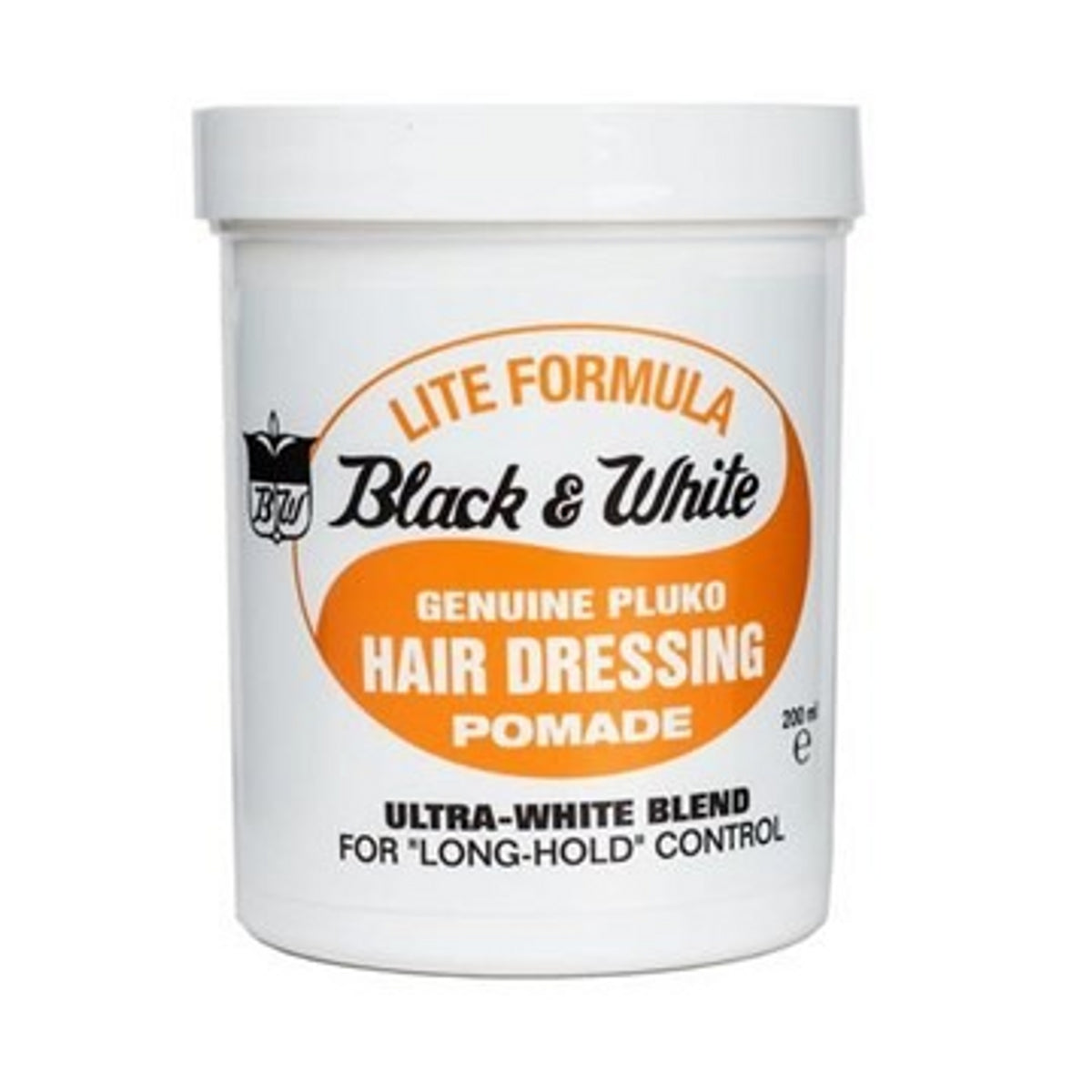 Black And White Hair Wax Genuine Hair Dressing Pomade Light Formula 20