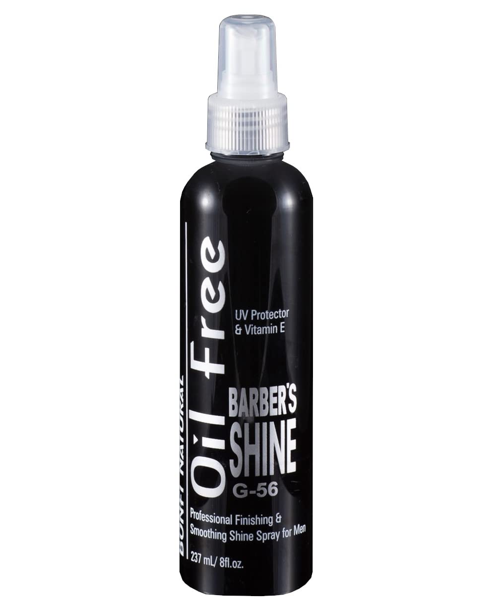 Bonfi Natural Oil Free Barber Shine Smoothing Shine Spray For Men 60ml / 237ml