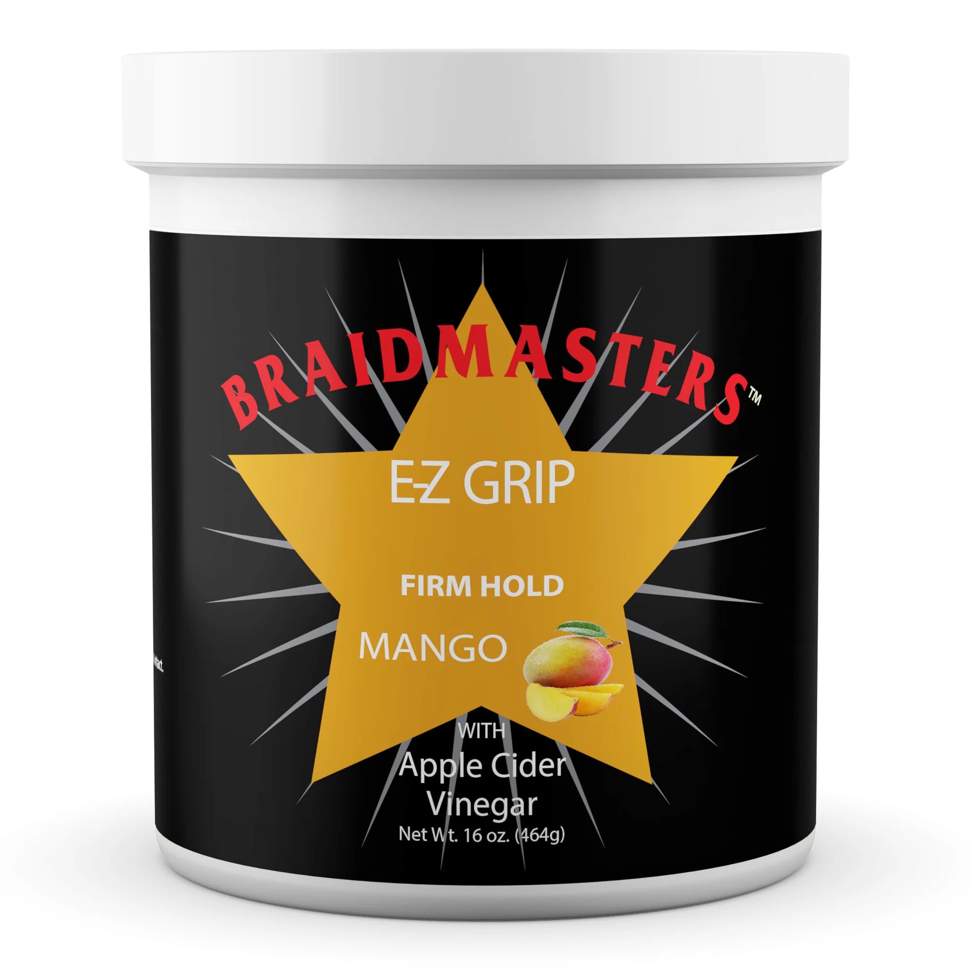Braid Masters EZ Grip Mango Tango Firm Hold Braid & Loc Gel 232g / 464g
