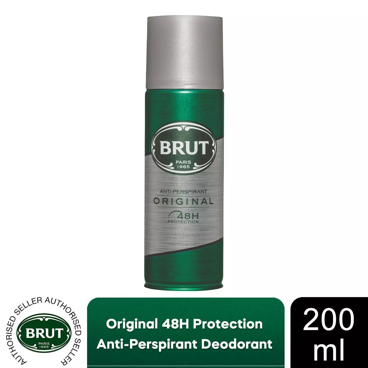 Brut Original Mens Anti-Perspirant 48H Deodorant with Distinctive Fragrance 200ml