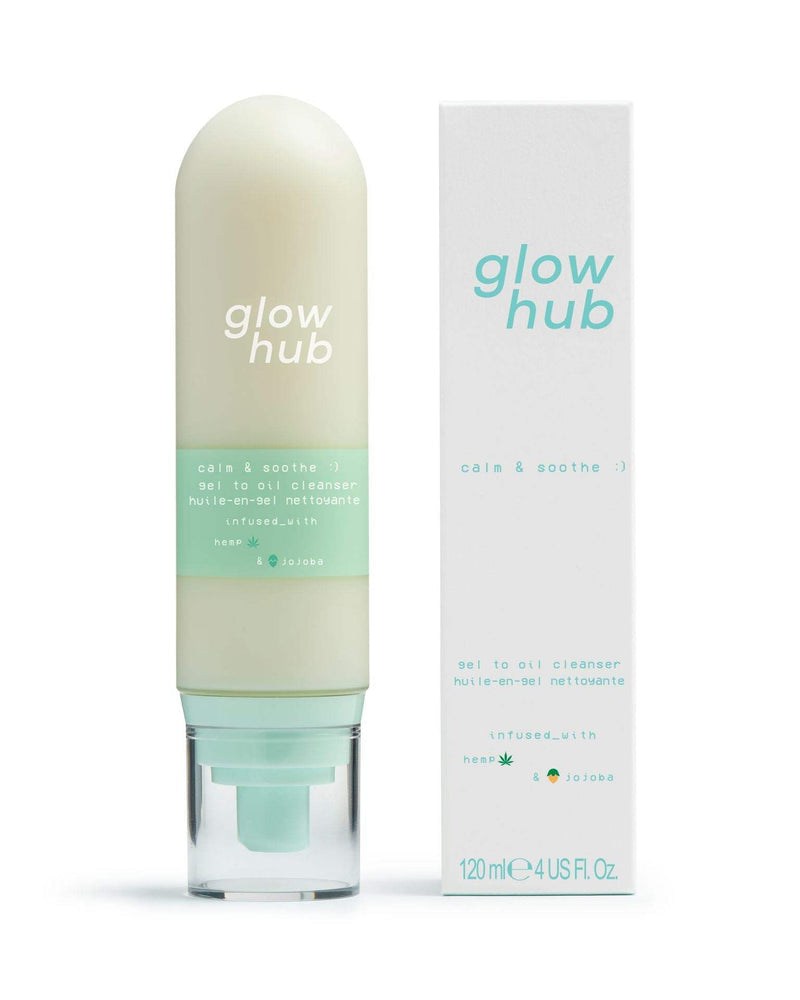 Glow Hub Calm And Soothe Gel To Oil Cleanser 120ml