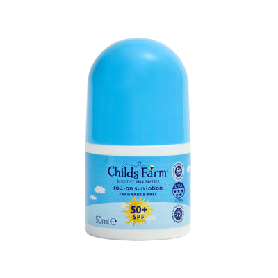 Childs Farm Fragrance Free Roll On Sun Lotion 50 SPF 50ml