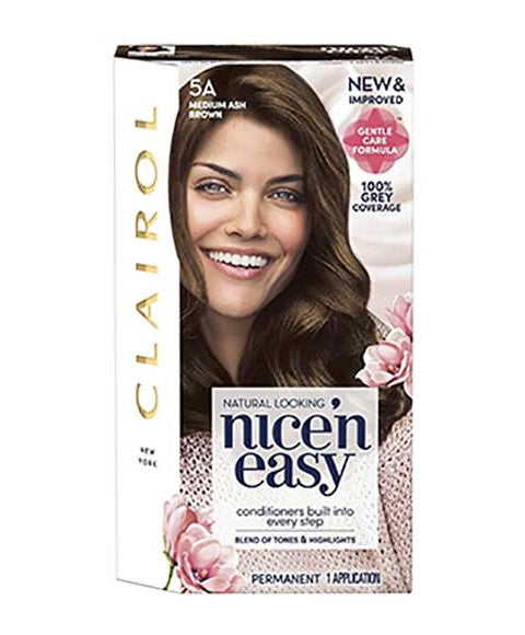 Clairol Nice N Easy Permanent Hair Color 5A Medium Ash Brown