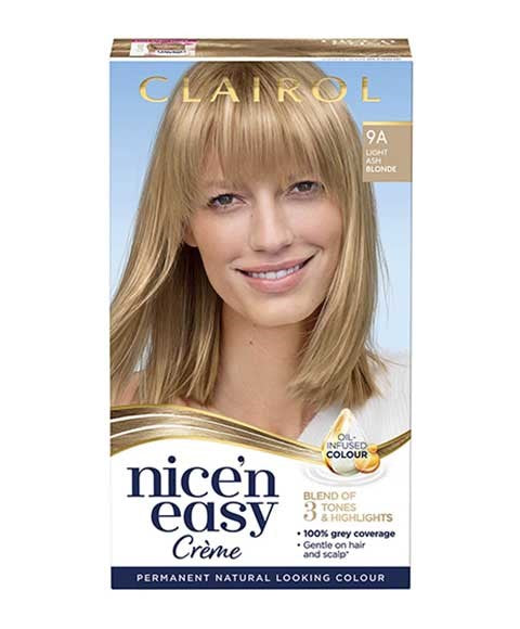 Clairol Nice N Easy Permanent Hair Color 9A Light Ash Blonde