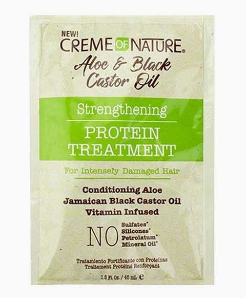 creme of nature Aloe And Black Castor Oil Strengthening Protein Treatment