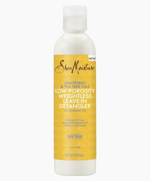 shea moisture Grapeseed And Tea Tree Oils Low Porosity Weightless Leave In Detangler