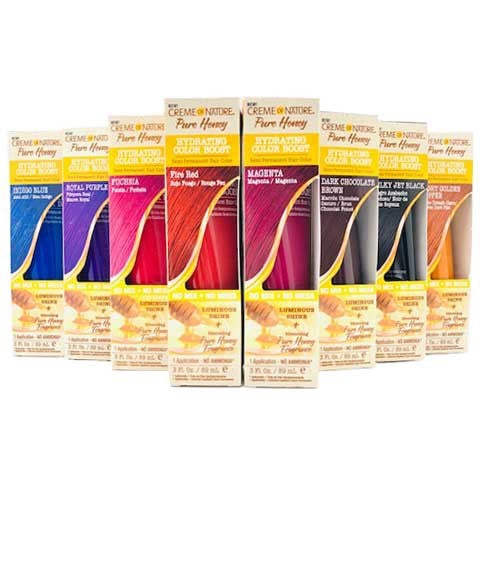 Creme Of Nature Pure Honey Hydrating Color Boost Semi Permanent Hair Color