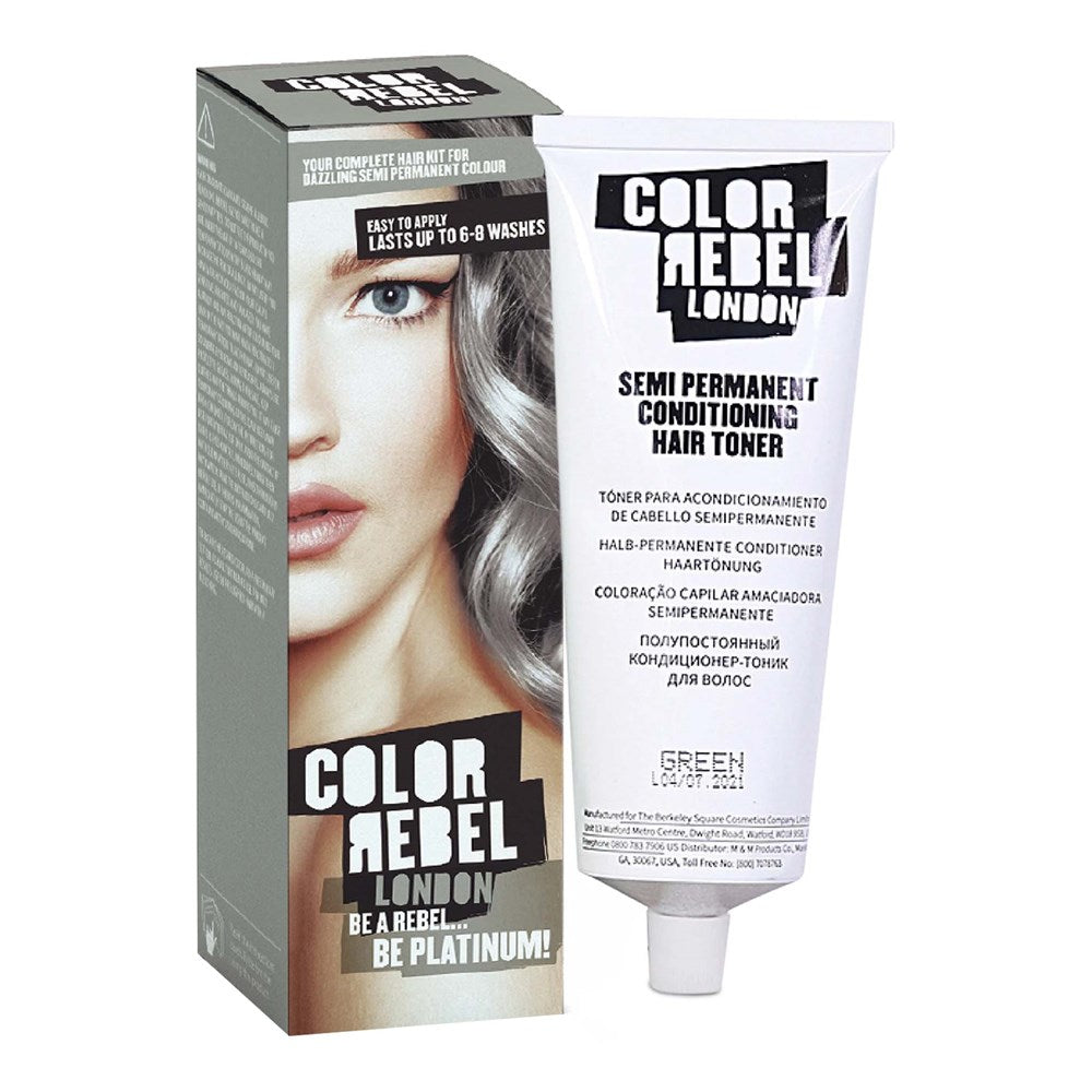 Color Rebel London Be Platinum Conditioning Hair Toner 100ml