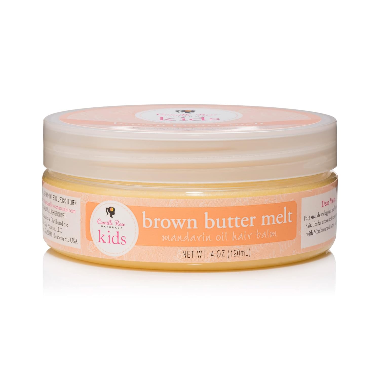 Camille Rose Naturals Kids Brown Butter Melt Mandarin Oil Hair Balm 120ml
