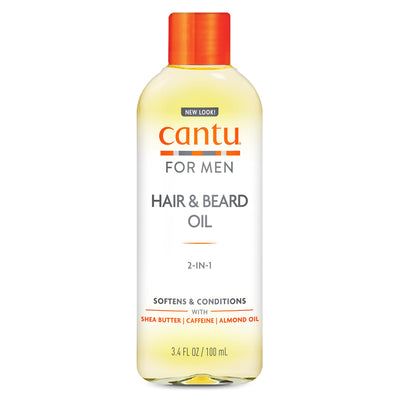 Cantu Men Hair & Beard Oil - Soften Conditions Shea Butter Almond Oil 100ml