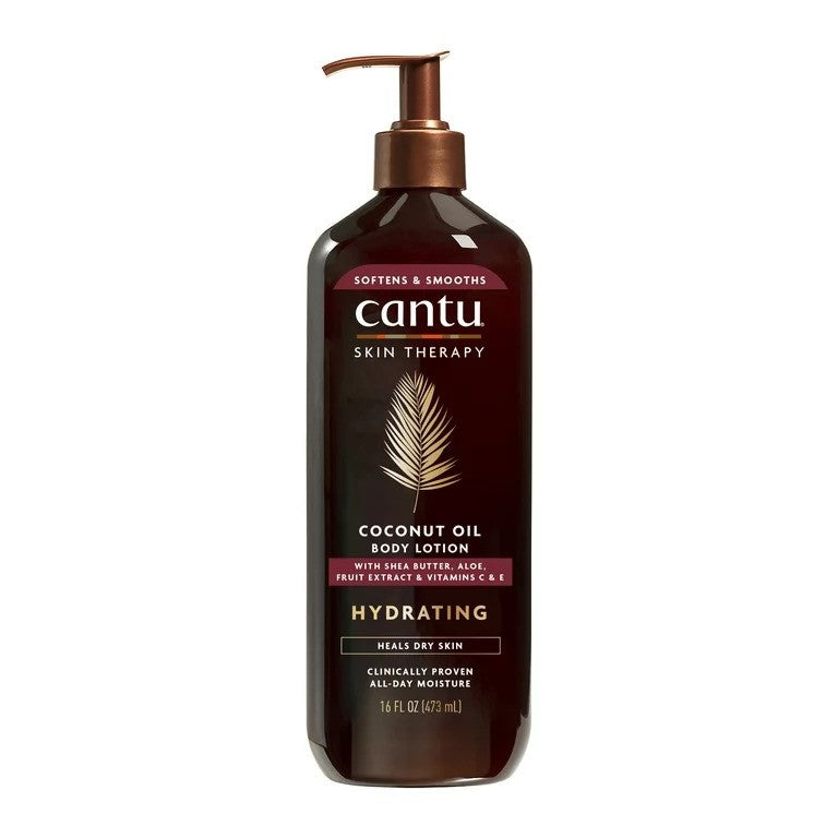 cantu hair products Skin Therapy Coconut Oil Hydrating Body Lotion