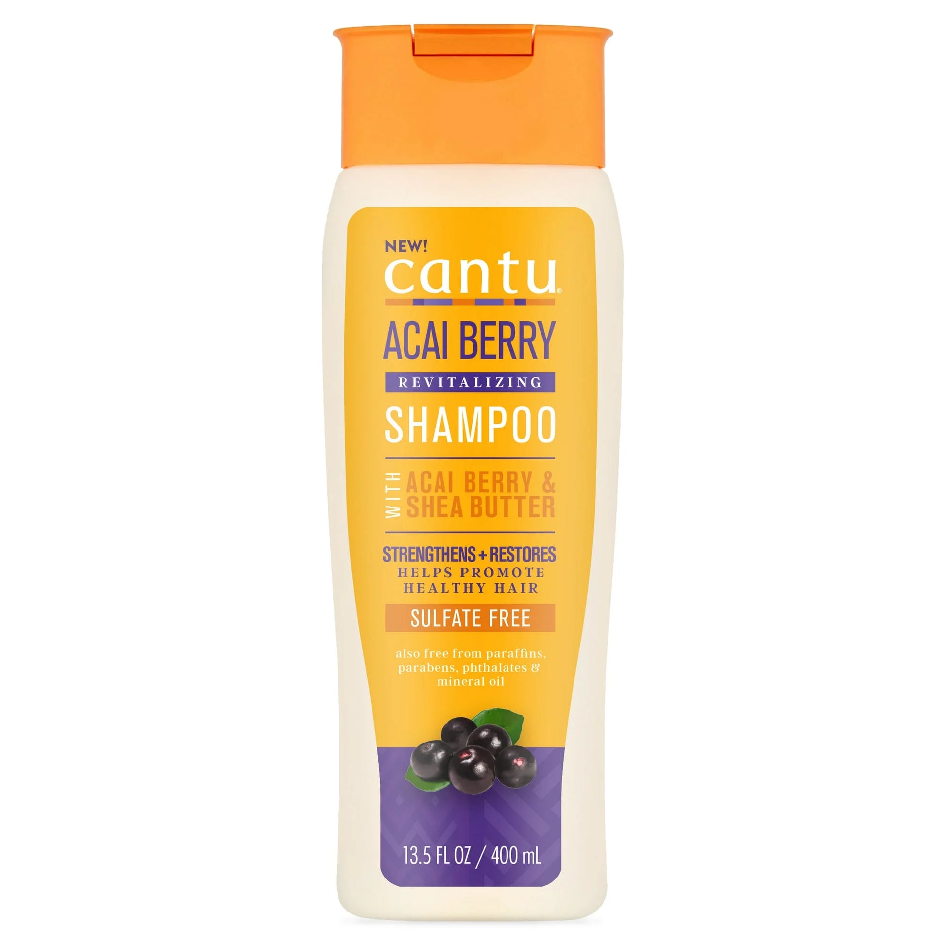 Cantu Acai Berry And Shea Butter Revitalizing Shampoo 400ml - Afro Hair Boutique