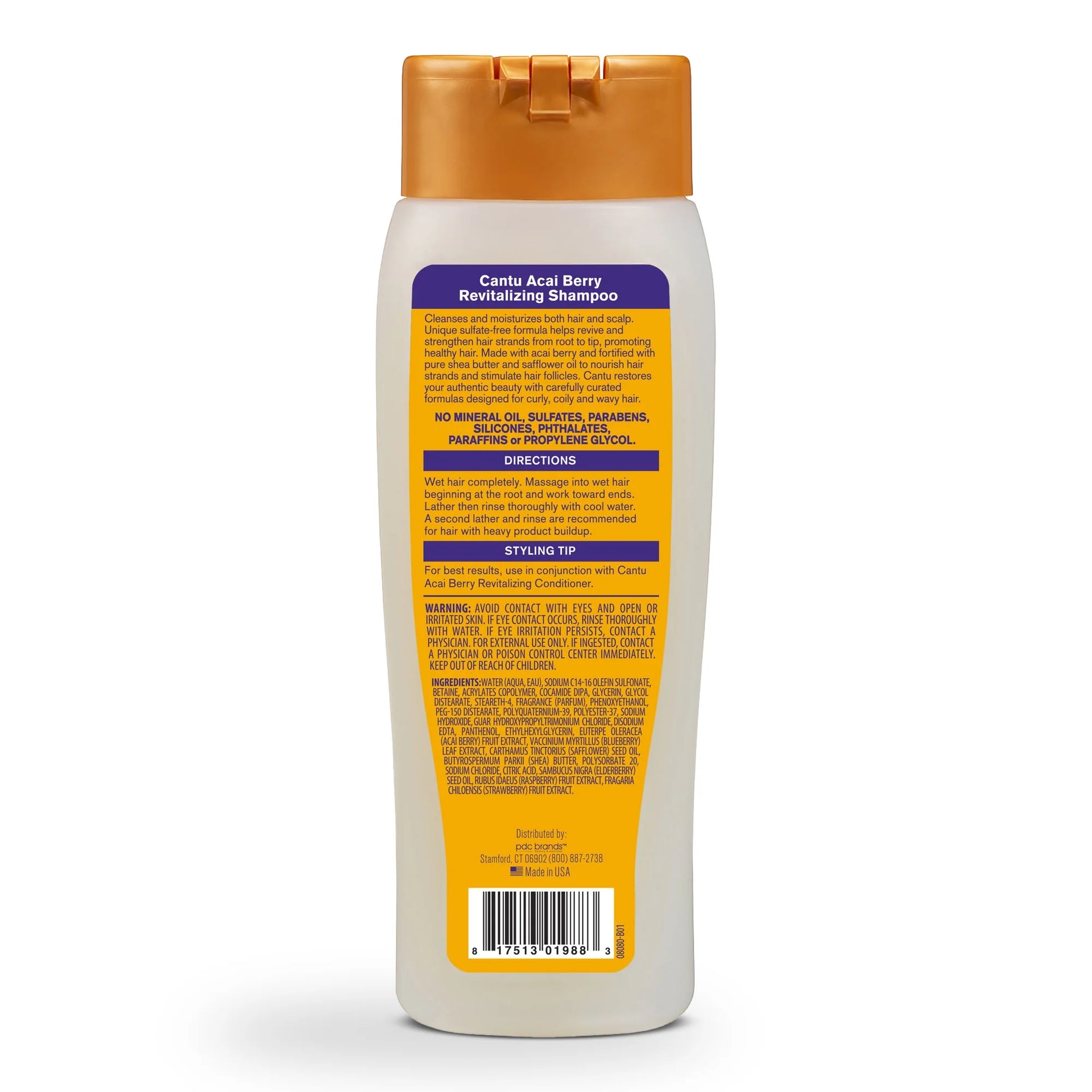 Cantu Acai Berry And Shea Butter Revitalizing Shampoo 400ml - Afro Hair Boutique