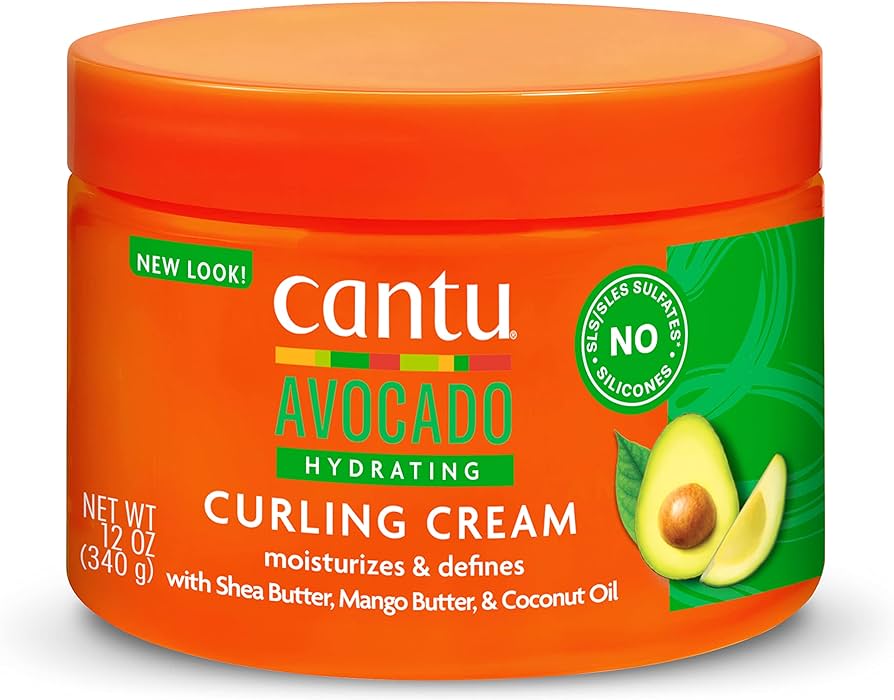Cantu Avocado Hydrating Curling Cream With Shea Butter & Coconut Oil 340g - Afro Hair Boutique